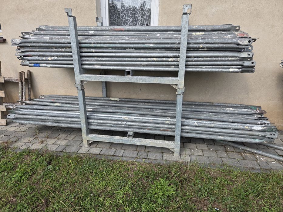 Barierki podesty bhp rusztowania  plettac