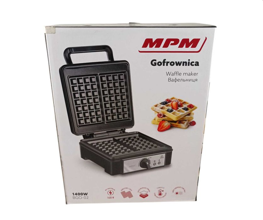 Gofrownica MPM BGO-02 1400W pudełko ideał