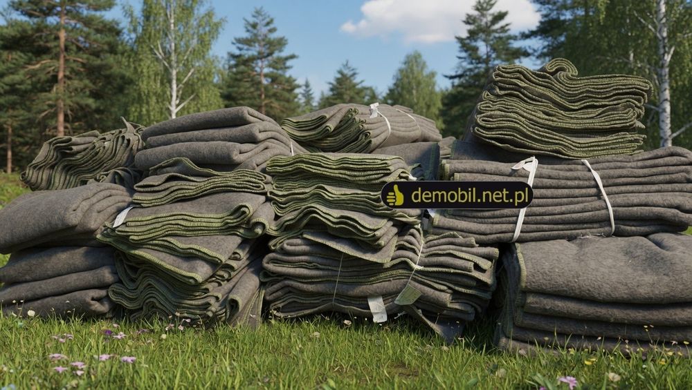 Nowe koce wojskowe 5szt