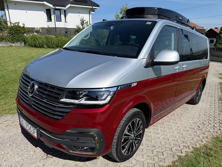 Volkswagen Multivan Long! 4x4 Custom Camper Van Blokada Mostu Webasto Hak Virtual Highline