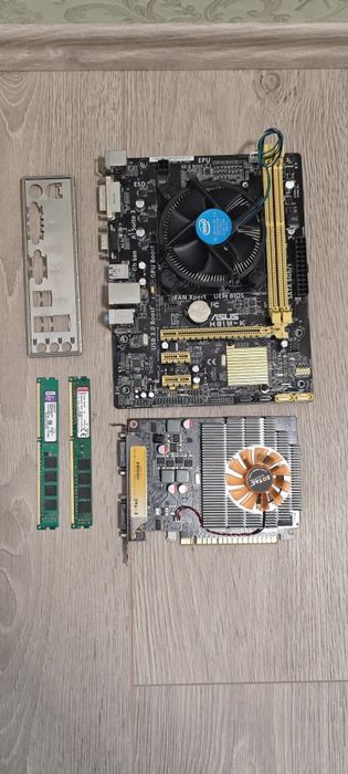 Комплект на основі ASUS H81M-k та процессора Intel Core  i3 4170