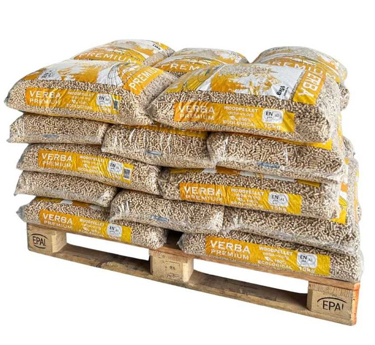 Pellet drzewny Verba PREMIUM Sosnowy Certyfikowany A1