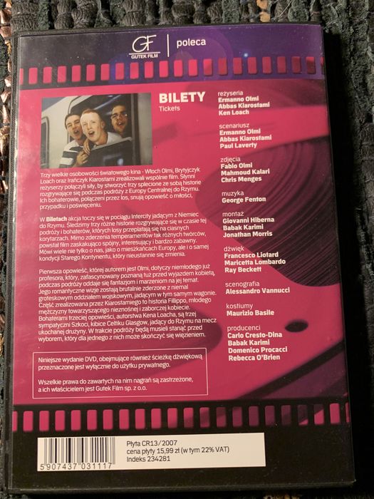 Płyta DVD - Bilety