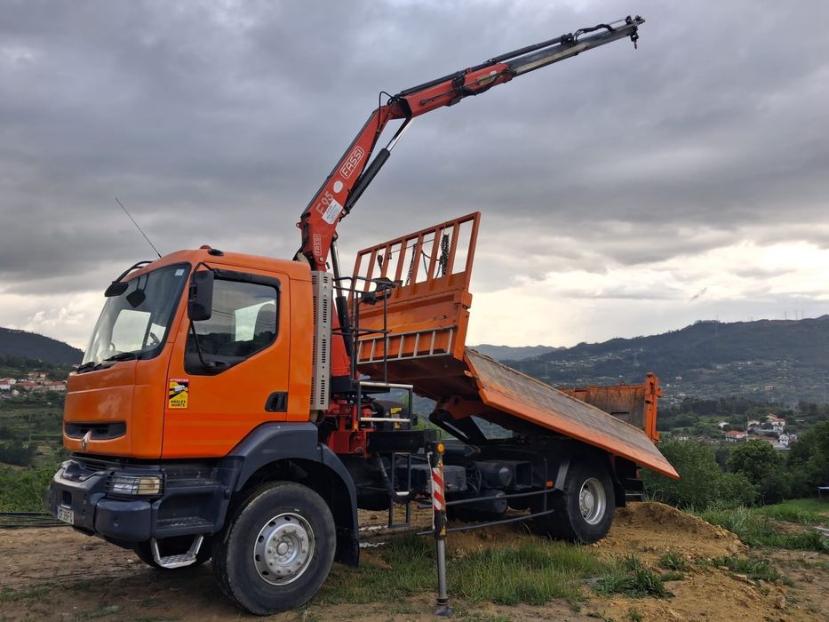 Camiao grua Renault kerax 370