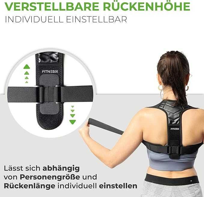 FITNESIX 2-stopniowa regulacja – korektor postawy pajączek M/L