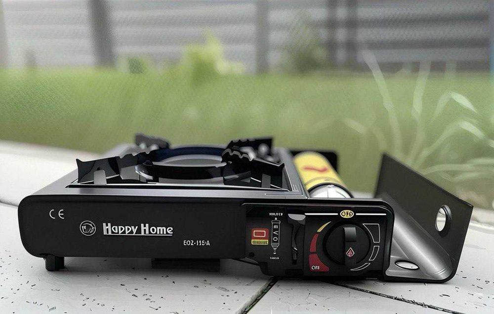 Настільна газова плита портативна газовая плитка п'єзопідпал