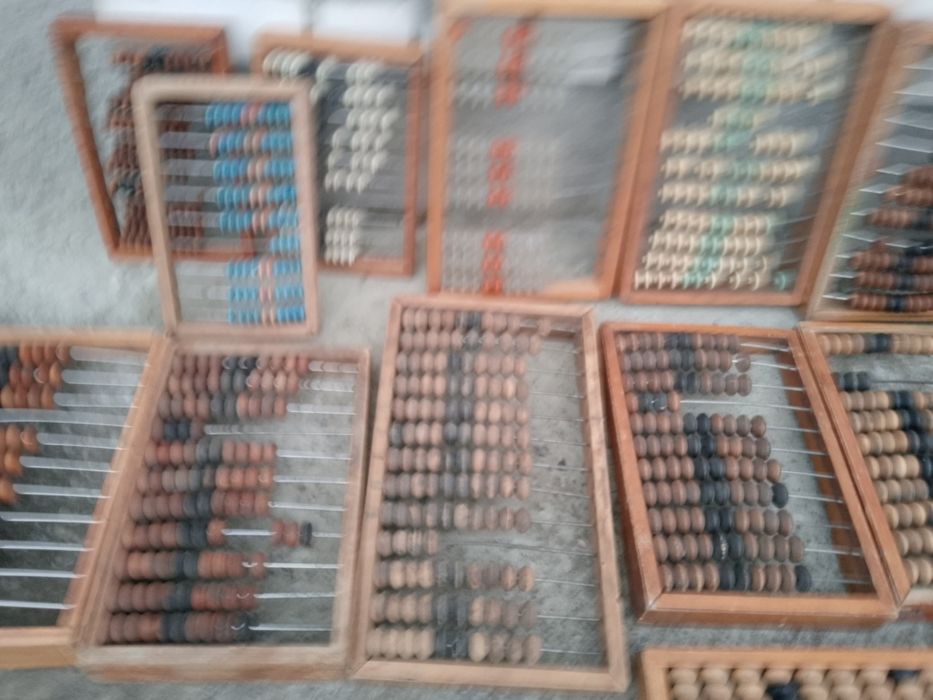 Рахівниці бухгалтерські із дерева ,счети радянських часів