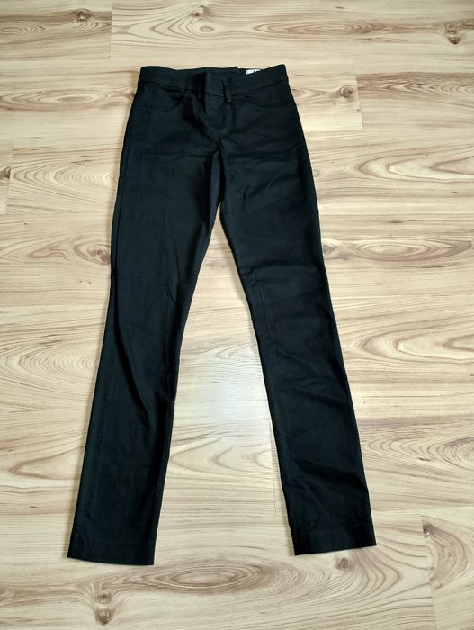 Czarne Damskie Spodnie Jeansowe Dżinsowe Acne Studios Skinny Fit