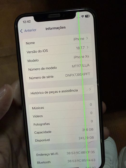Iphone XS Preto 256GB