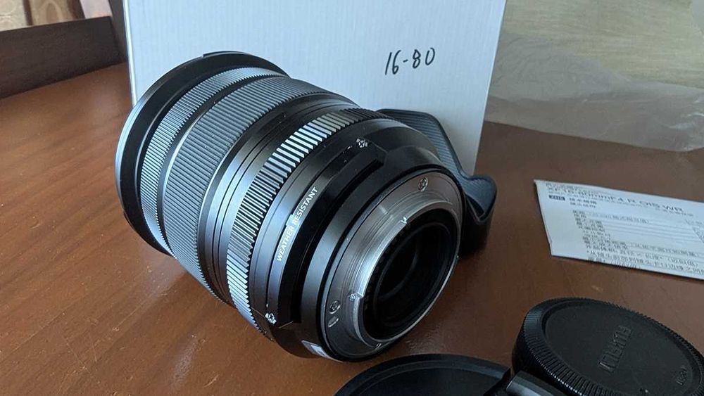 Lente Fujifilm EBC XF 16-80mm F4 R OIS WR - c/Garantia