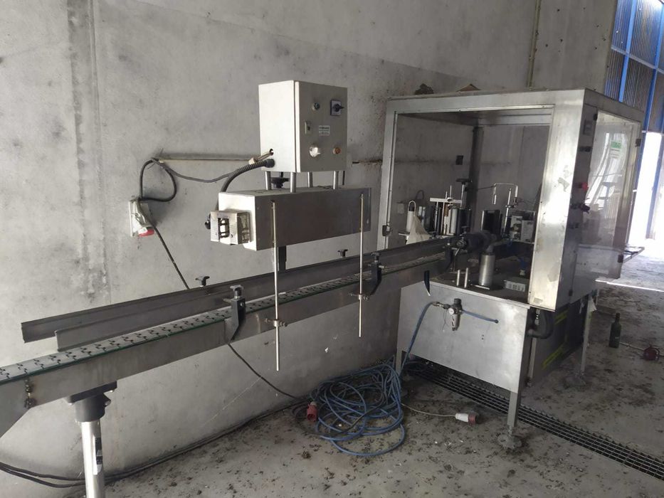 Rotuladora para garrafas rotulagem dupla carrossel