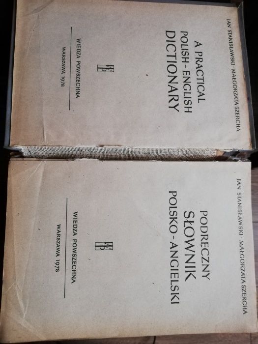 Sprzedam słownik polsko angielski wyd. Jan Stanisławski ponad 1000 str