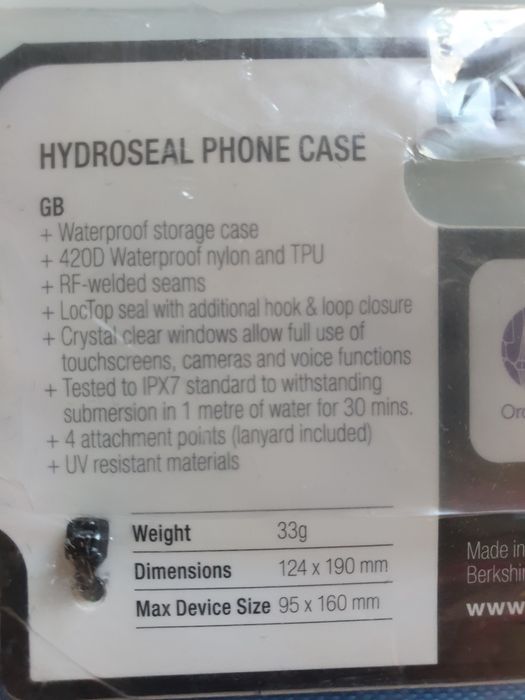 Hydroseal Phone Case Lifeventure
