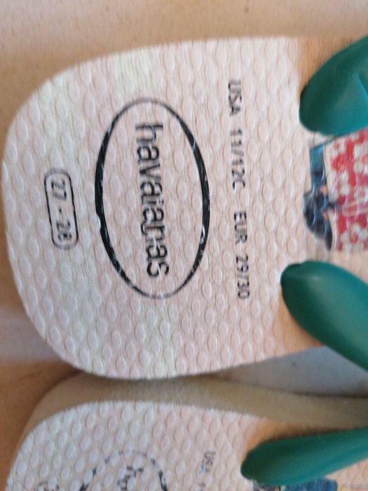 Havaianas criança tamanho 25
