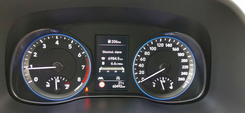 Hyundai Kona 2021r 60tys przebieg salon Polska, komplet zimówek