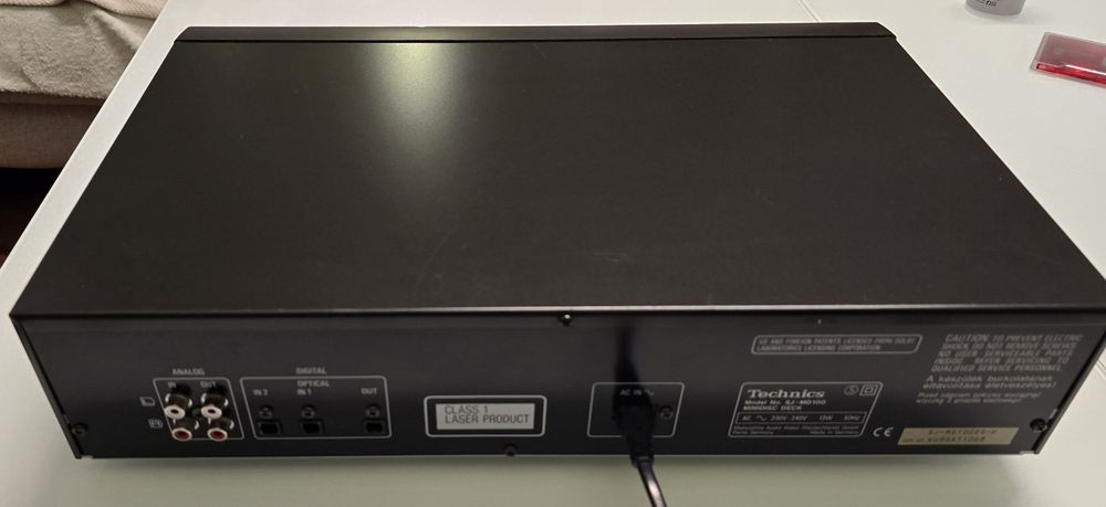 Technics SJ-MD100 MiniDisc MD