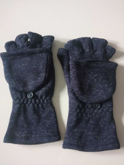 TCM damskie rękawiczki mitenki szare r 6,5