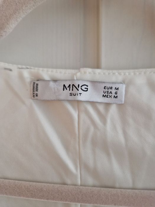 Mango sukienka M 38 biała prosta