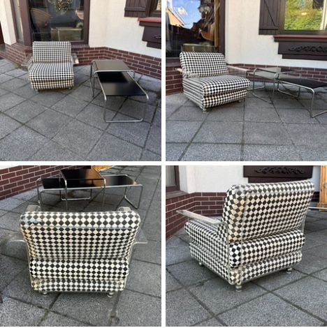 WK Mobel fotel akryl lata 70-te mid century