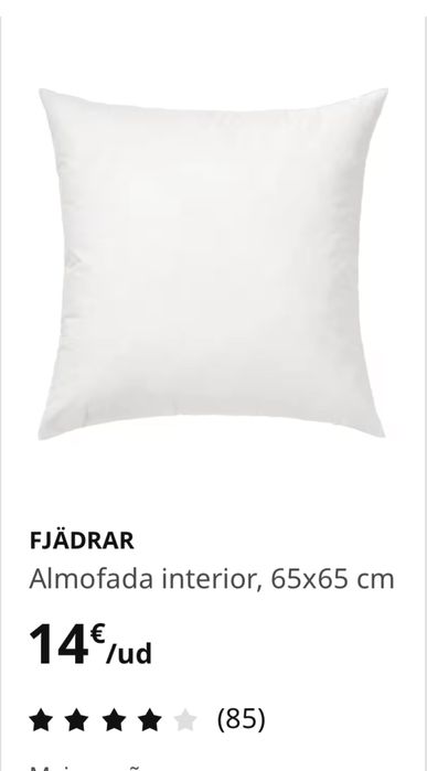 Almofadas para uso decorativo IKEA