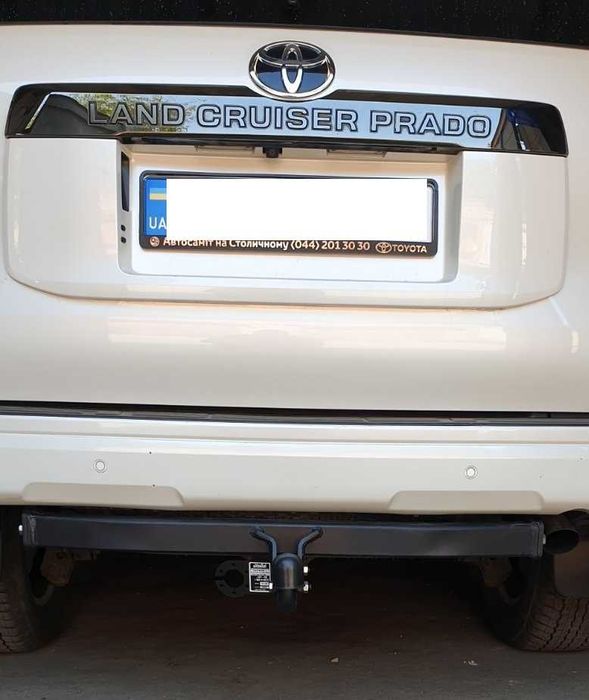 Фаркопи з балкою Toyota L. C. Prado 120 та 150 без підрізки бампера