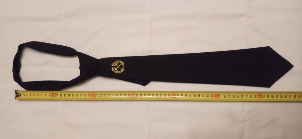 Краватка чорного кольору галузева.