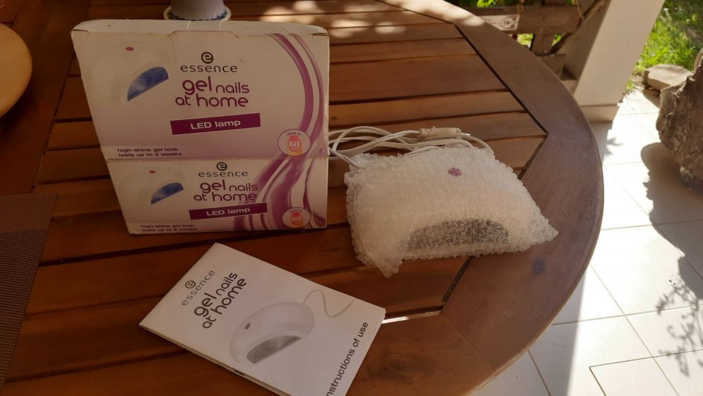 essence gel nail at home  maquina uv led lamp