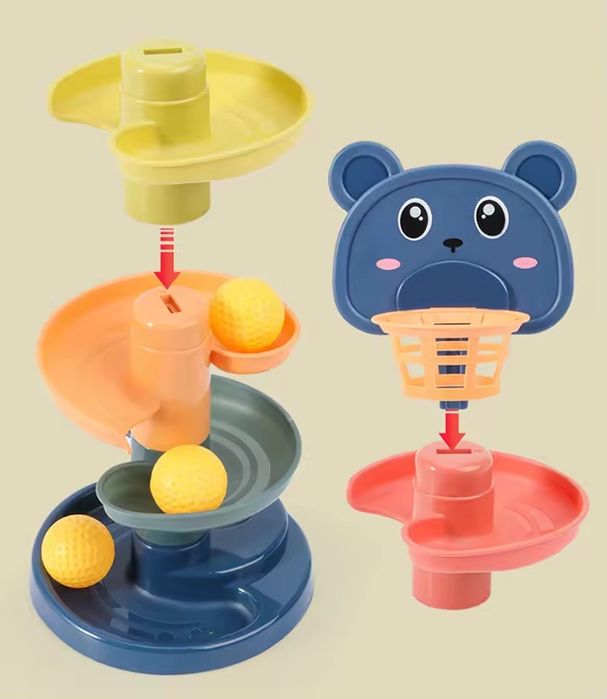 Нова Іграшка Монтессорі Трек Ведмежатко Іграшки для раннього навчання