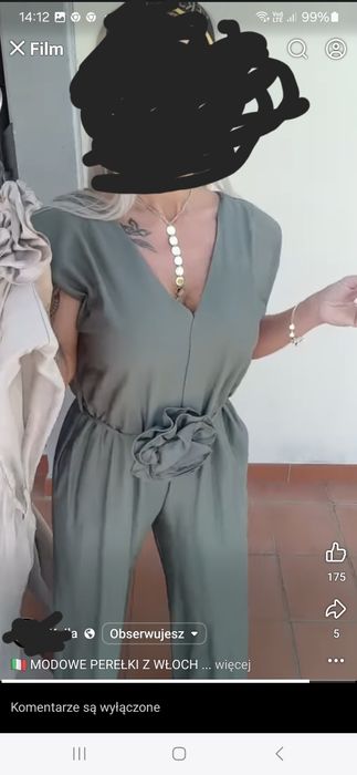 Kombinezon kolor khaki