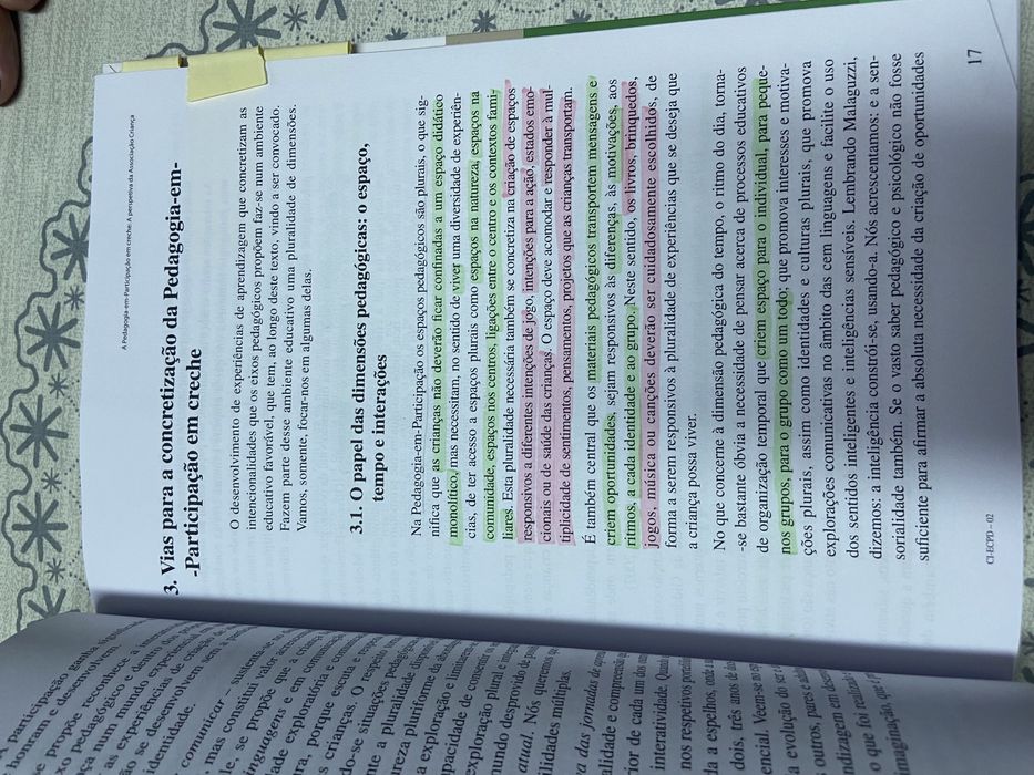 Livro “Educação em creche: Participação e diversidade”