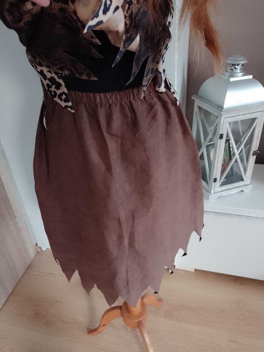 Strój karnawałowy PANI WIKING WOJOWNICZKA WIKINGA  przebranie M/L 5