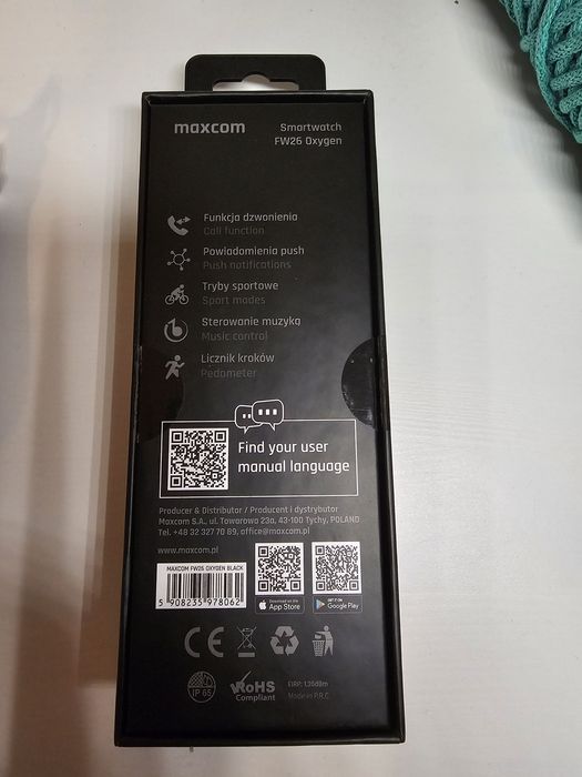 Smartwatch Maxcom FW26 oxygen pro nowy