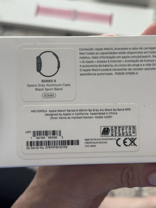 Apple Watch series 6 40mm com 3 braceletes