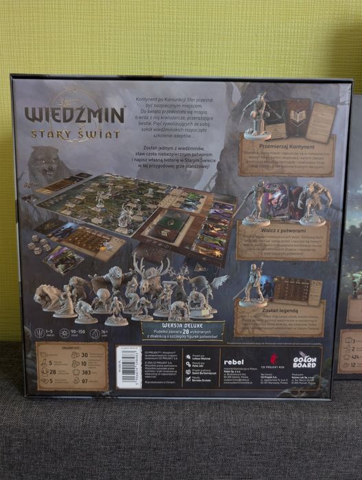 Wiedźmin Stary Świat Deluxe + Kickstarter + Eredin + Metalowe Monety