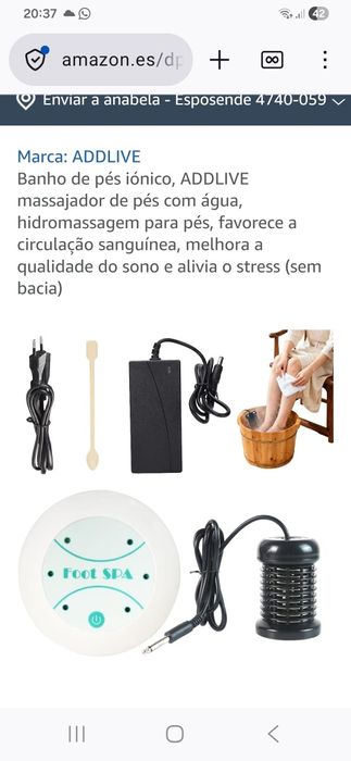 Aparelho para massajar os pés Novo