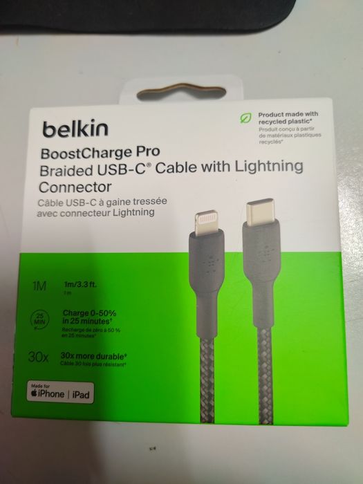 Кабель Belkin USB-C -Cable with  Lightning  connector (