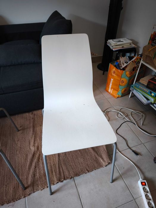 6 cadeiras brancas MARTIN IKEA