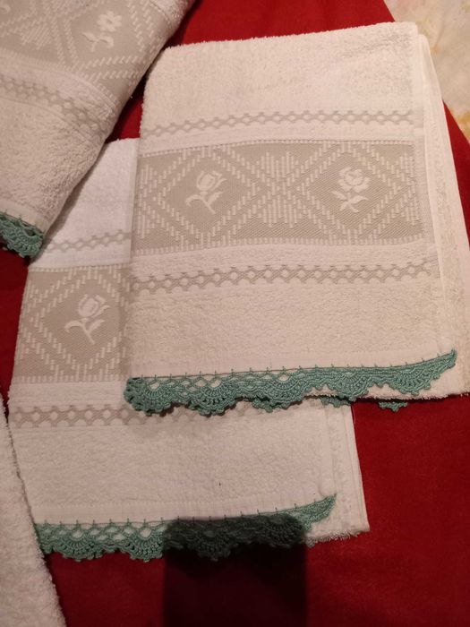 Conjunto de toalhas turcas para banho e mãos - Texteis Lar