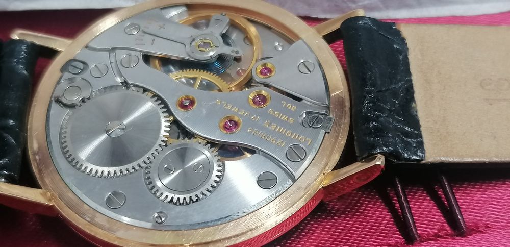 Relogio longines flagship ouro 18 k corda manual