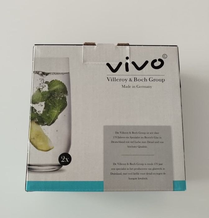 Copos altos Vivo By Villeroy & Boch - Novos Com caixa