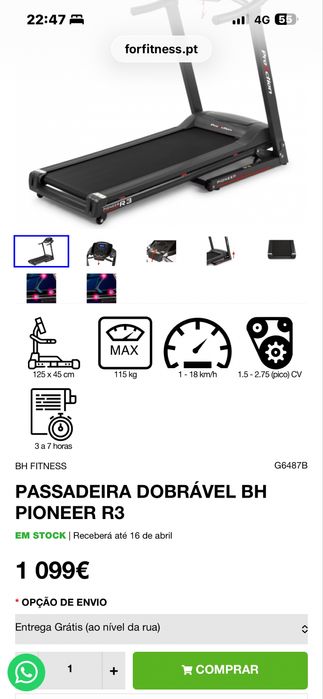 passadeira dobrável Pioneer R3