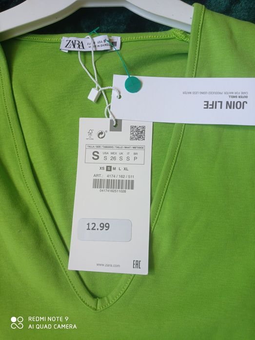 Zara Body Damskie S z metką