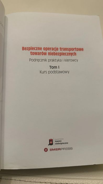 Towary niebezpieczne w praktyce, Podręcznik praktyka i kierowcy