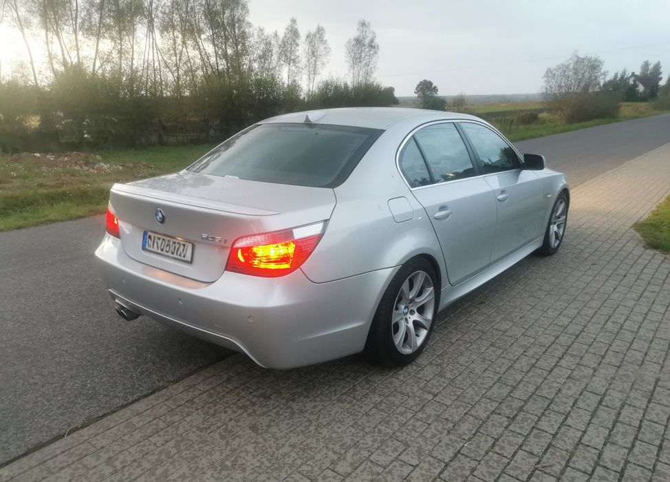 BMW E60 545i 4.4 V8 N62B44 + LPG  180tys km— Japonia - po kolizji