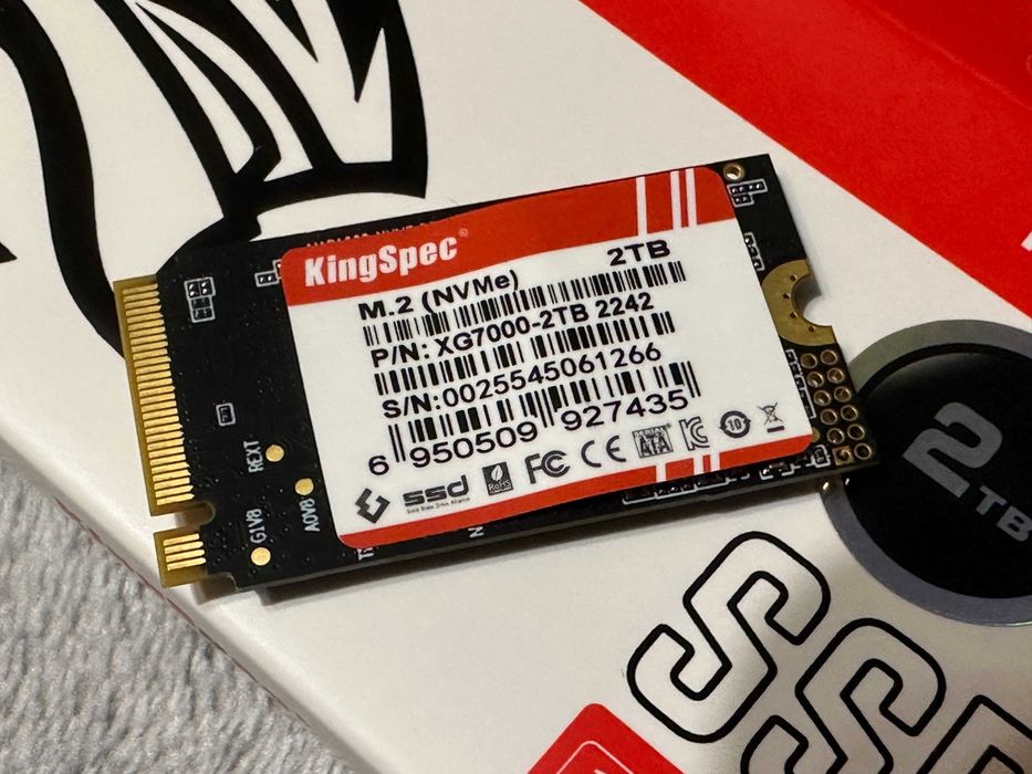 SSD KingSpec XG7000 - 2TB 7400MB/s M2 NVMe PCIe 4.0x4 (2242)
