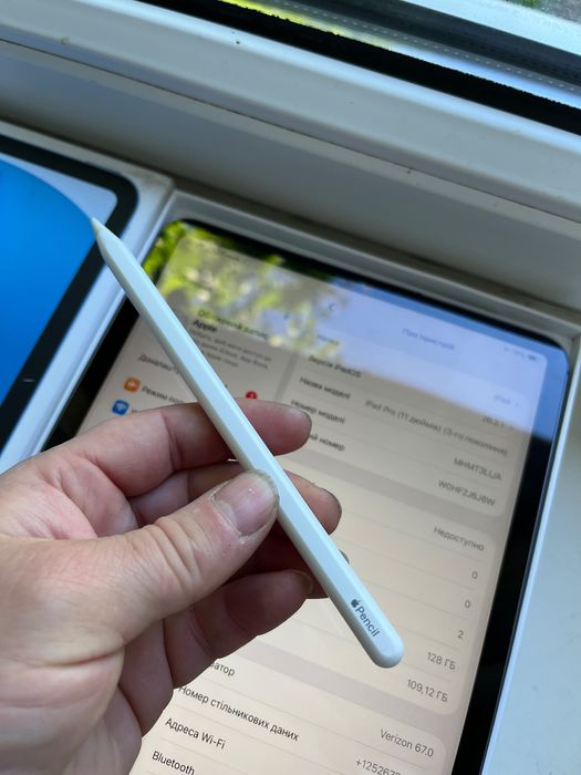 Apple Pencil 1 2 iPad Pro 11 m1 як Новий 100%