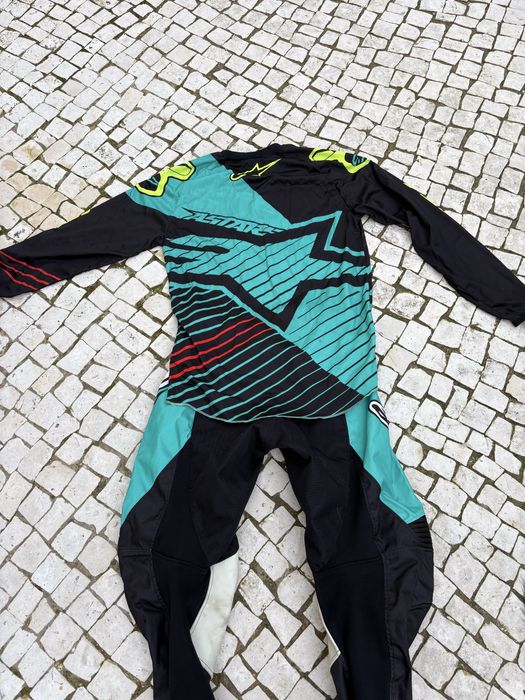 Equipamento fato alpinestars motocross enduro cross mota moto mato