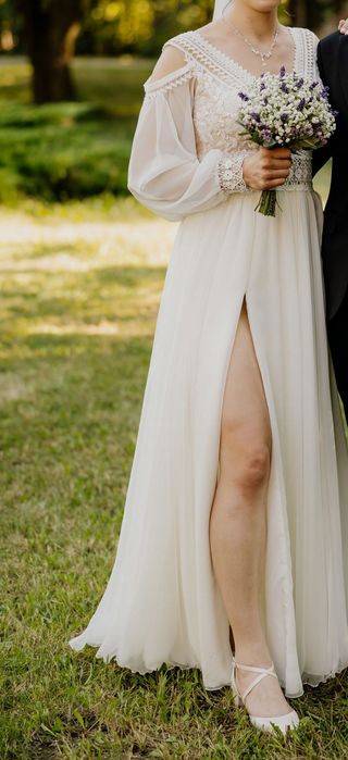 Suknia ślubna boho