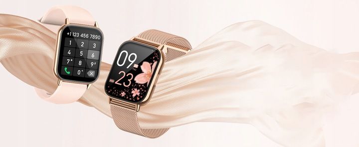 Naixues Smartwatch Zegarek Damski Połączenie Bluetooth 1.85''amoled Hd