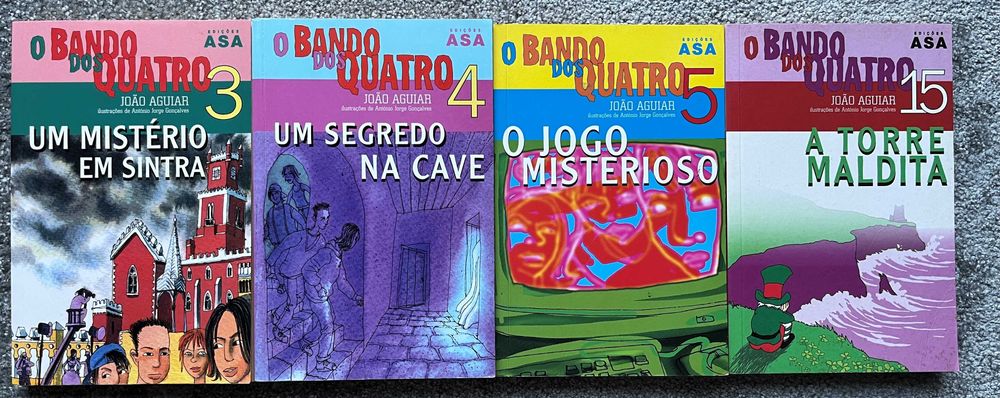 Livros coleção O Bando dos Quatro | 4 livros
